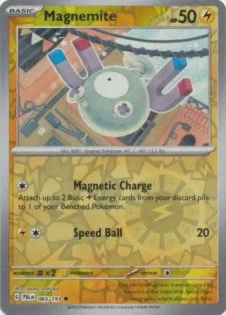 Paldea Evolved Magnemite #65/193 reverse holo
